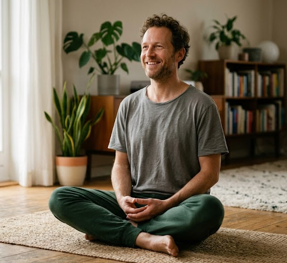 Joga na svežem zraku ob sončnem vzhodu